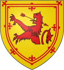 Augmentation to the arms of Thomas Howard, 2nd Duke of Norfolk for his services at the Battle of Flodden (1513).