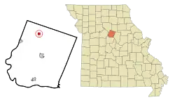Location of Armstrong, Missouri