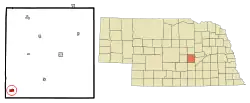 Location within the state of Nebraska