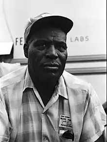 Howlin' Wolf photographed at the 1970 Ann Arbor Blues Festival
