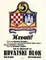 Croatian Bloc poster