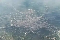 Aerial view of Huangchuan