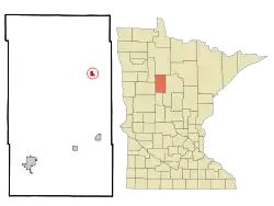 Location of Laporte, Minnesota