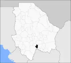 Municipality of  Huejotitán in Chihuahua
