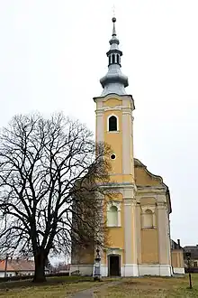 Roman Catholic church in Hugyag, Hungary
