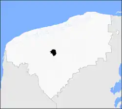 Municipal location in Yucatán