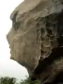 Human head rock