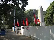 Series of the ROC flags at the Red House (Hong Kong).