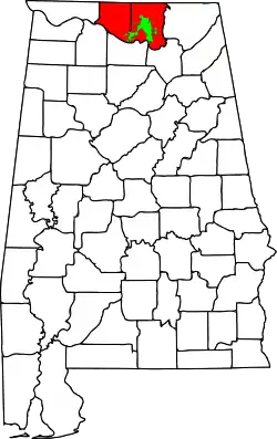 Map of Huntsville Metropolitan Area