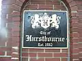 Hurstbourne entrance marker