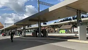Canopy-covered platforms