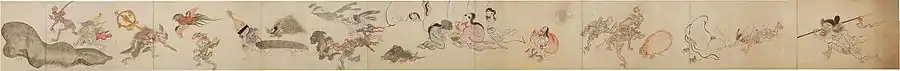 Hyakki Yagyō, Night Parade With One Hundred Demons scroll, Edo period, Japan, Metropolitan Museum of Art