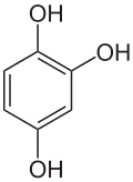 Chemical structure of hydroxyquinol