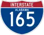 Interstate 165 marker