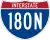 Interstate 180N marker