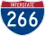 Interstate 266 marker