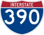 Interstate 390 marker