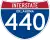 Interstate 440 marker