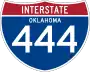 Interstate 444 marker
