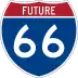 Future Interstate 66 marker