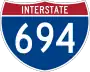 Interstate 694 marker