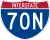 Interstate 70N marker