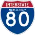 Interstate 80 marker