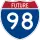 Future Interstate 98 marker