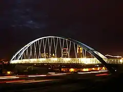 The Edna M. Griffin Memorial Bridge carrying I‑235 across the Des Moines River