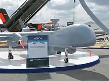 IAI Heron UAV on display at the Paris Air Show 2009