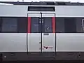 DSB logo and entry doors partially in red (unit 5653)