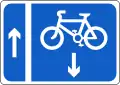 RUS 059Contra-flow Cycle Track