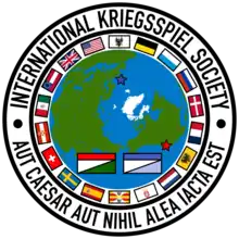 The emblem of the International Kriegsspiel Society.