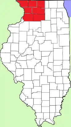 The Northwest Upstate Illini Conference within Illinois