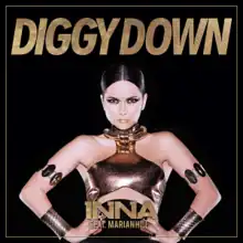 The artwork of the single portrays Inna posing in front of a black backdrop, while wearing metallic accessories.