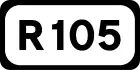 R105 road shield}}