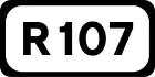 R107 road shield}}