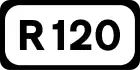 R120 road shield}}