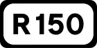 R150 road shield}}