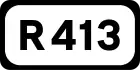 R413 road shield}}