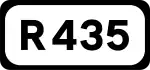 R435 road shield}}