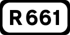 R661 road shield}}