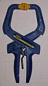 A hand clamp