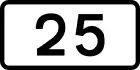 Route 25 shield}}