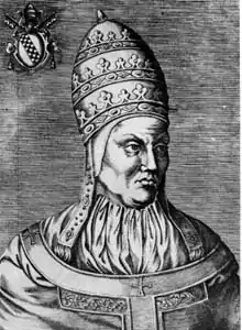 Pope Boniface IX (1389-1404) lived in Perugia from September 1392 until July 1393