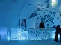 Absolut Icebar in Jukkasjärvi, Sweden (December, 2012)