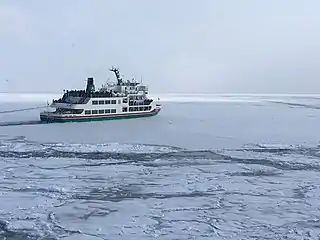 Drift ice in the Sea of Okhotsk