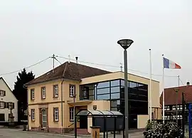 The town hall in Ichtratzheim