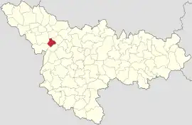 Location in Timiș County