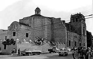 Church of the Nuestra Señora de Las Mercedes at the mid-20th century.